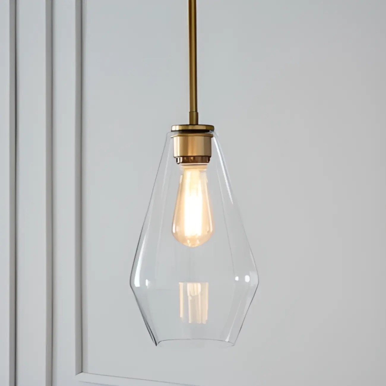 Modern Glass Pendant Lighting for Kitchen Island