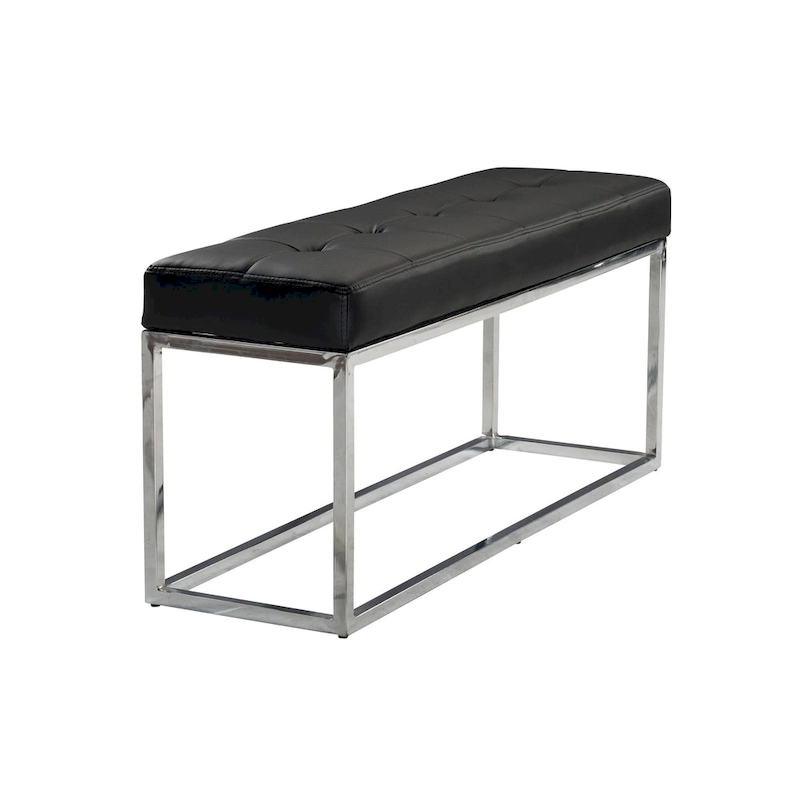 Reign Tufted PU Metal Bench