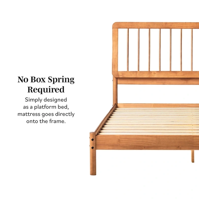 Middlebrook Designs Boho Solid Wood Queen Spindle Bed