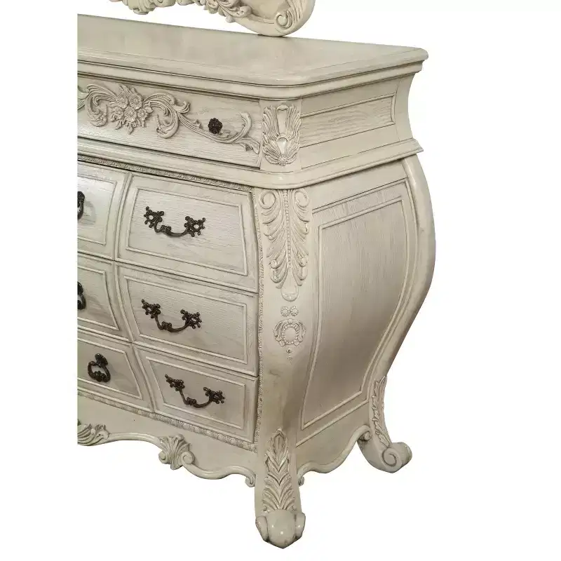 Ragenardus Dresser Antique White Finish - Acme Furniture