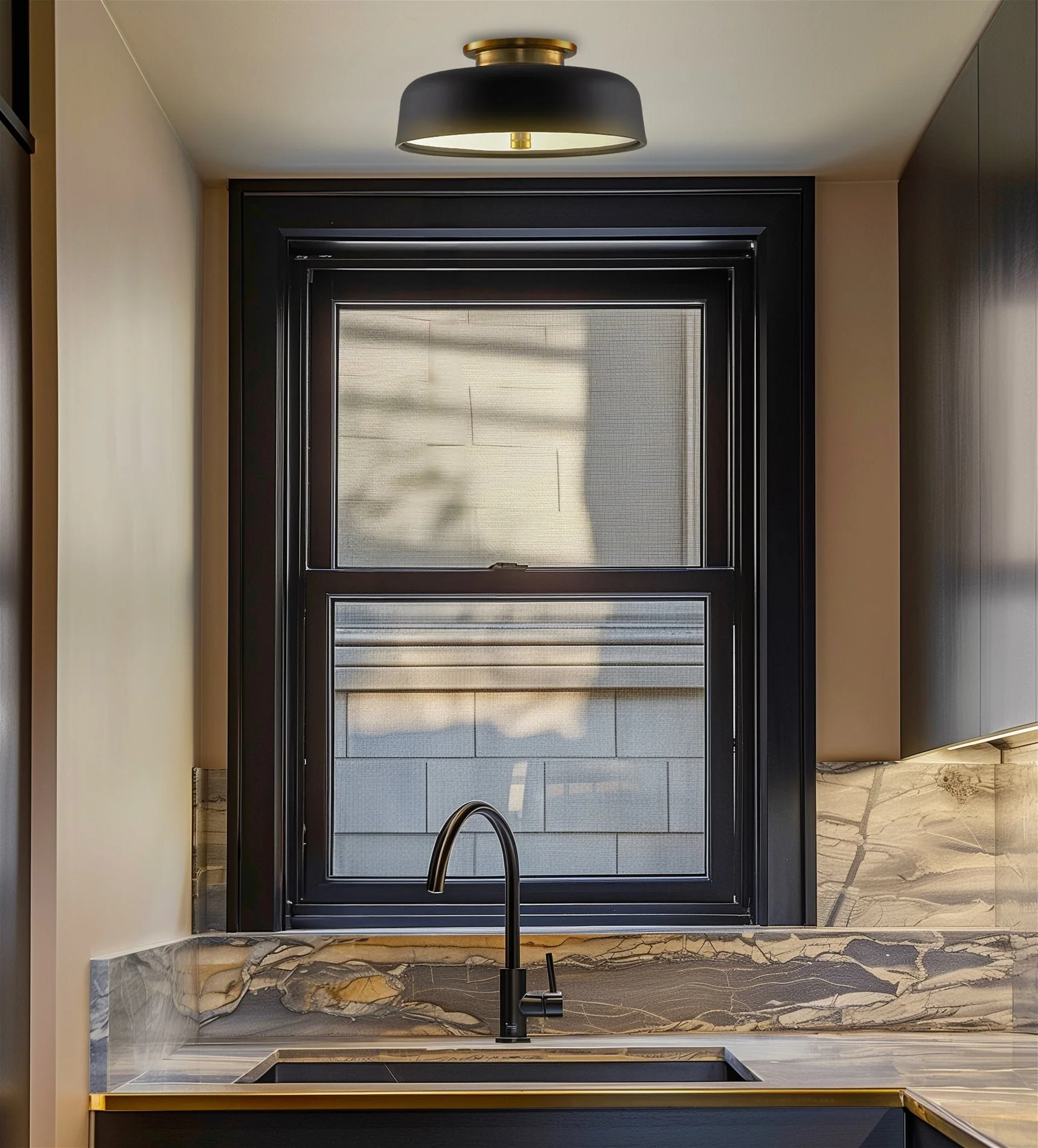 Gianna 12 2-Light Modern Semi Flush Mount Ceiling Light