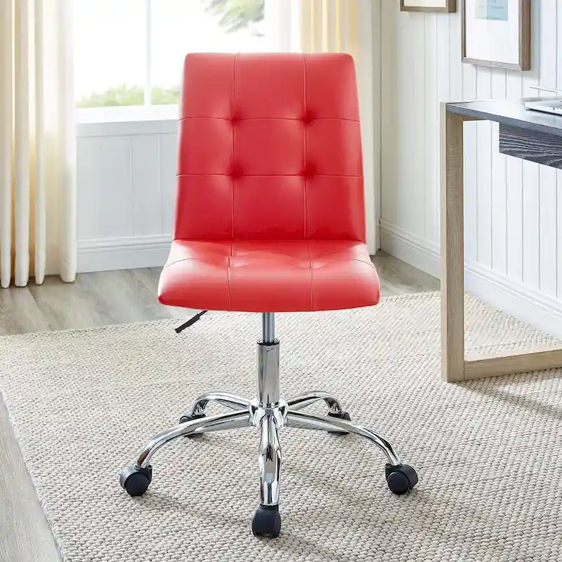 Armless Mid Back Office Chair