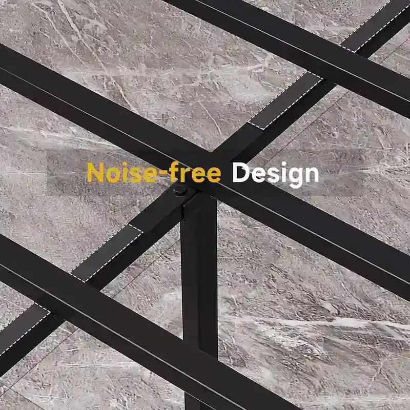 14 inch Tall Heavy Duty Metal Full Bed Mattress Frame