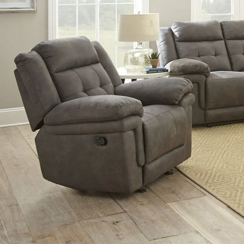 Steve Silver Austin Microfiber Glider Reclining Chair