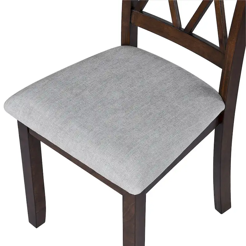 Dining Room Chairs Set of 2, Accent Diner Chairs Upholstered Fabric Side Stylish Kitchen Chairs