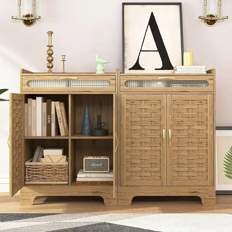 Versatile Farmhouse Storage Dresser Chest of Drawers for Bedroom