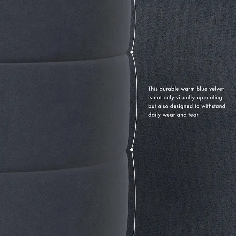 HomePop Upholstered Round Ottoman