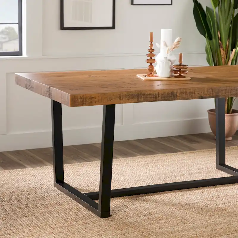 Middlebrook Solid Wood 72-inch Distressed Dining Table