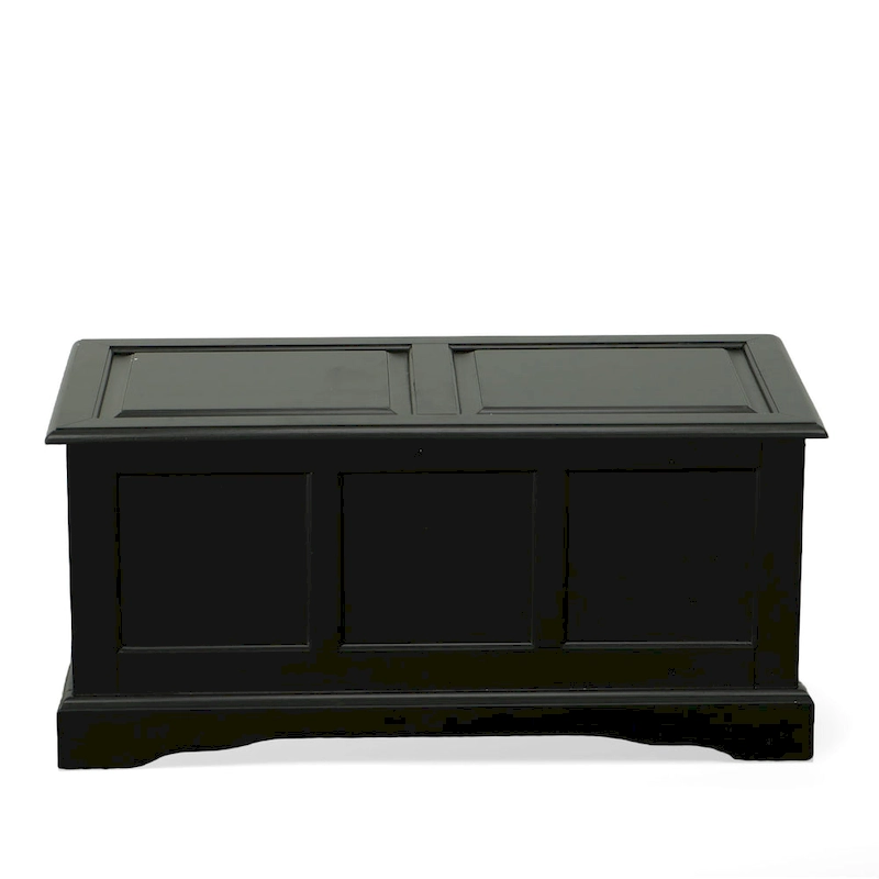 Antique Black Devonshire Blanket Chest