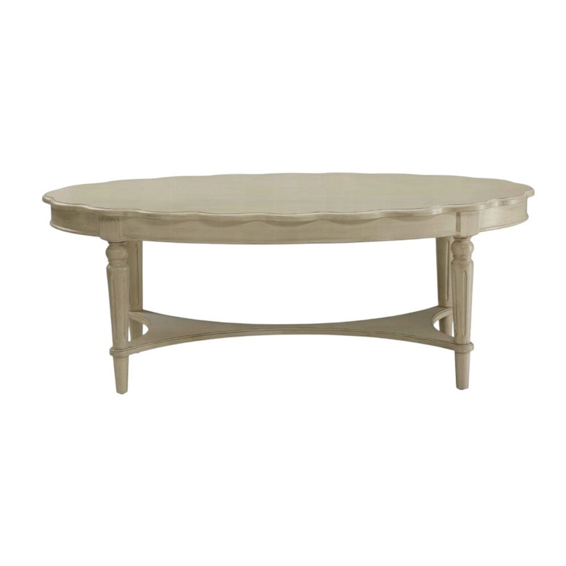 50 X 28 X 19 Antique White Coffee Table