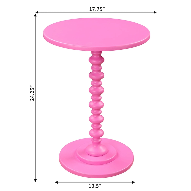 Convenience Concepts Palm Beach Round Spindle Table
