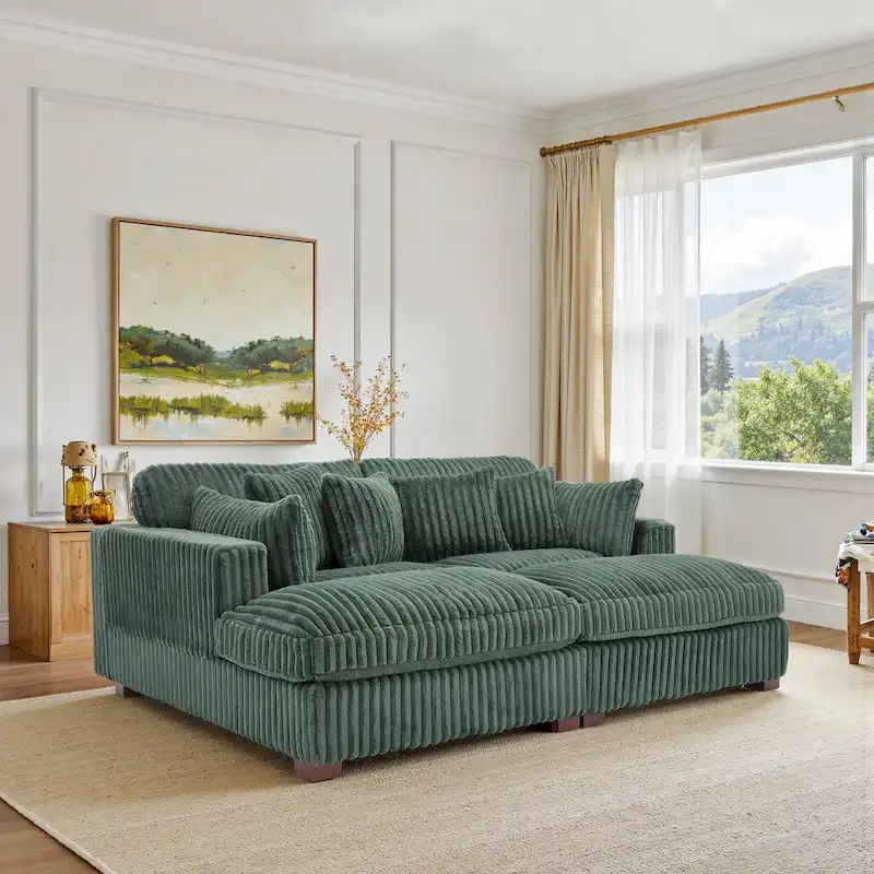 Modular Sectional Fabric Sofa for Living Room & Bedroom