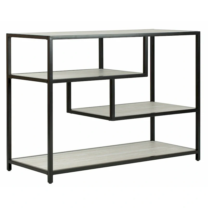 SAFAVIEH Fannye Geometric Console Table - 42 x 16 x 30.3 - 42Wx16Dx30H