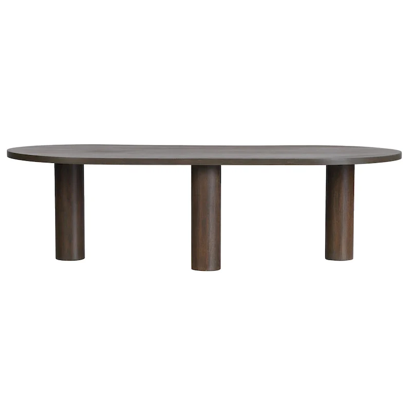 Kali Oval Mango Wood Coffee Table by East at Main