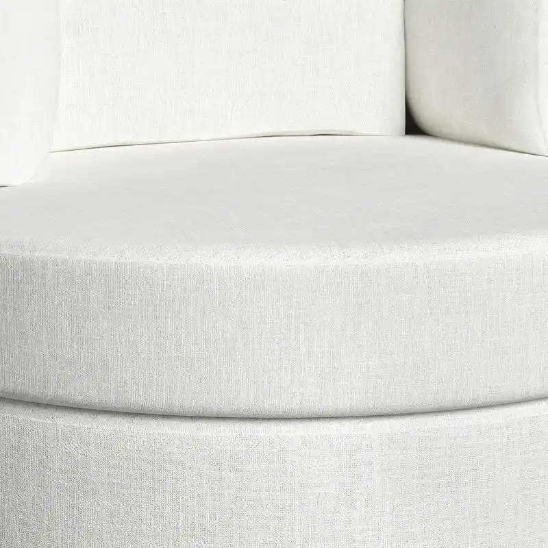 Chenille Swivel Soft Modern Upholstered Accent Chair (Set of 2)