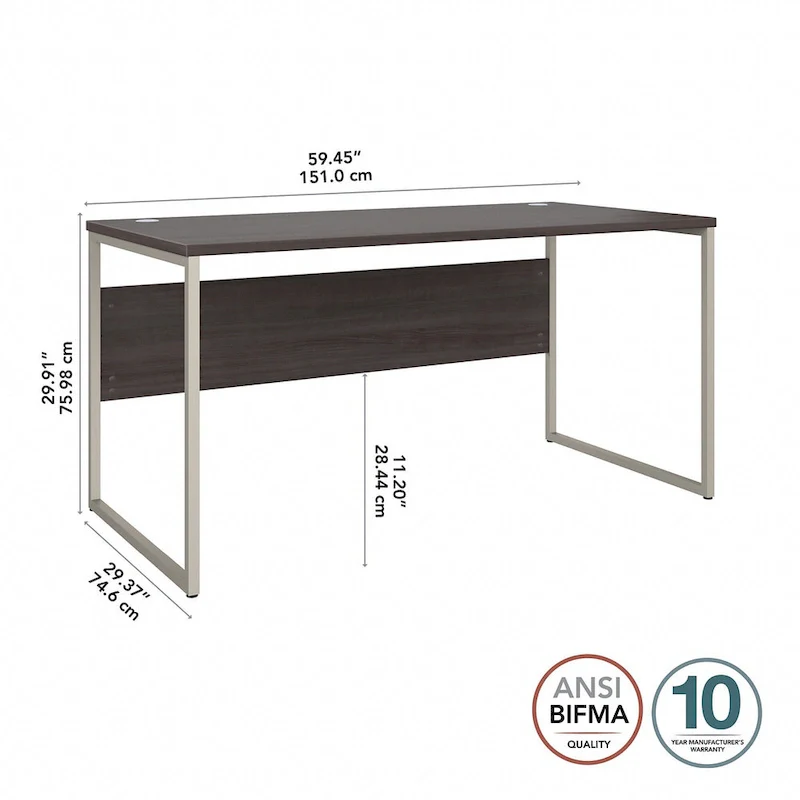 Hybrid 60W x 30D Computer Table Desk by Bush Business Furniture