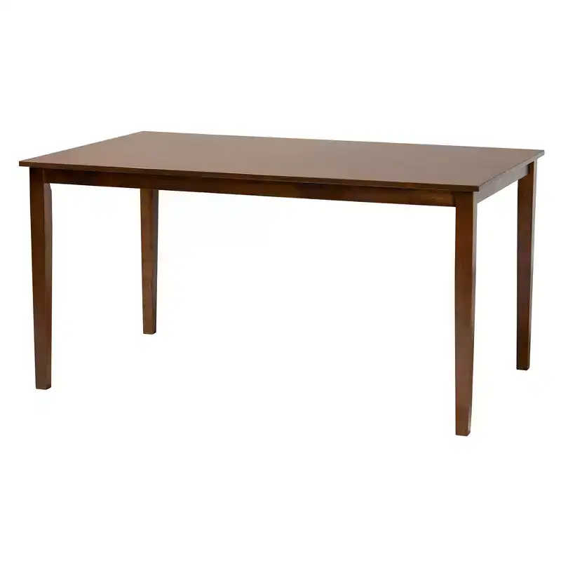 Modern Fabric & Wood Dining Set for 6 – 4 Chairs + Bench + Table