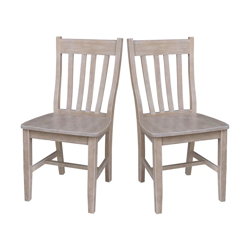 Quince Solid Wood Schoolhouse Chairs, Set of 2