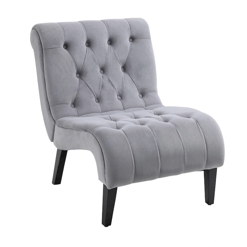 AVAWING Armless Accent Upholstered Lounge Chair