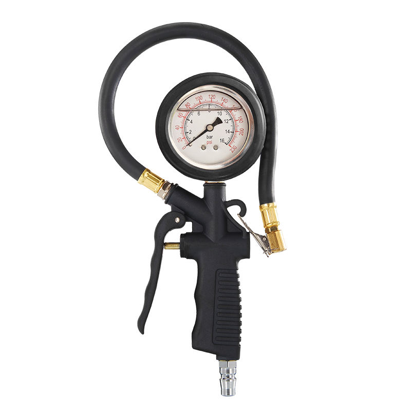 Seapeng DP-202 Liquid Filled Tire Pressure Gauge LCD Dial 230psi Range 5% Accuracy 1PSI/0.2BAR Resolution AC SCHNITZER X5 E70 SUV Compatible
