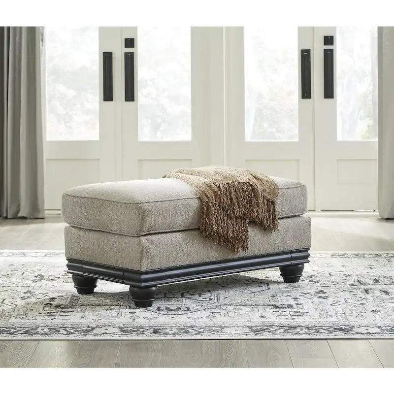 Signature Design by Ashley Elbiani Gray Ottoman
