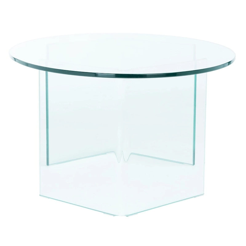 SAFAVIEH Beda Tempered Glass Coffee Table - 47 W x 28 D x 16 H - 47Wx28Dx16H
