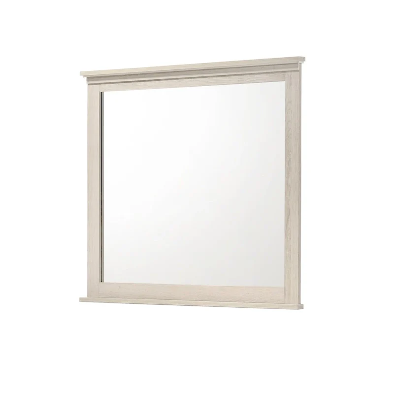 Edyth 5 Piece White LED Panel Bedroom Set