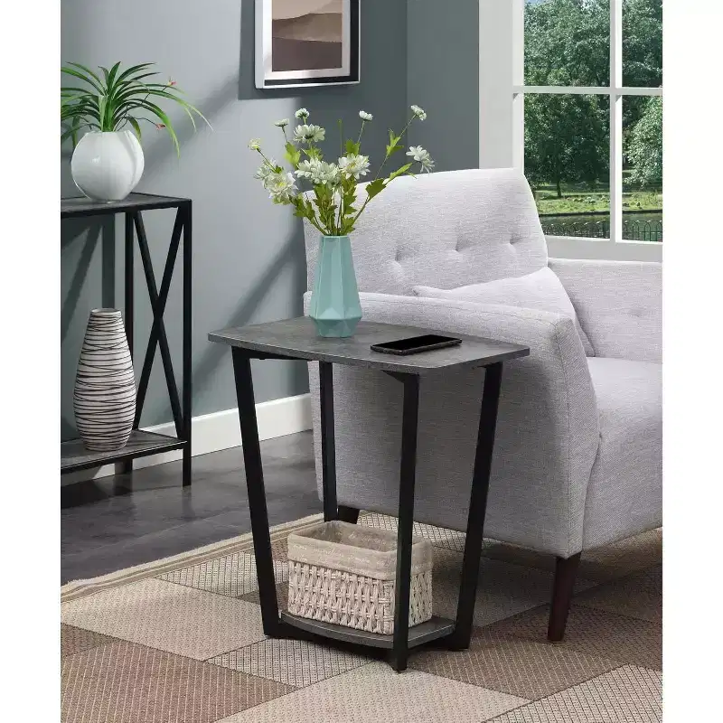 HomeStock Rectangle Metal Table Top End Table 1 -piece