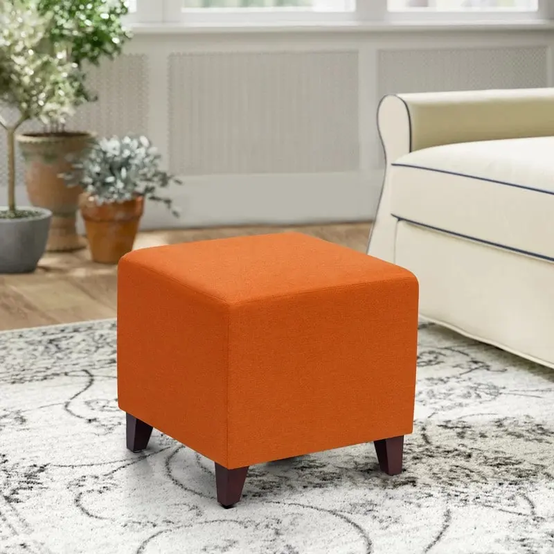 Adeco Simple British Style Passionate Cube Ottoman Footstool