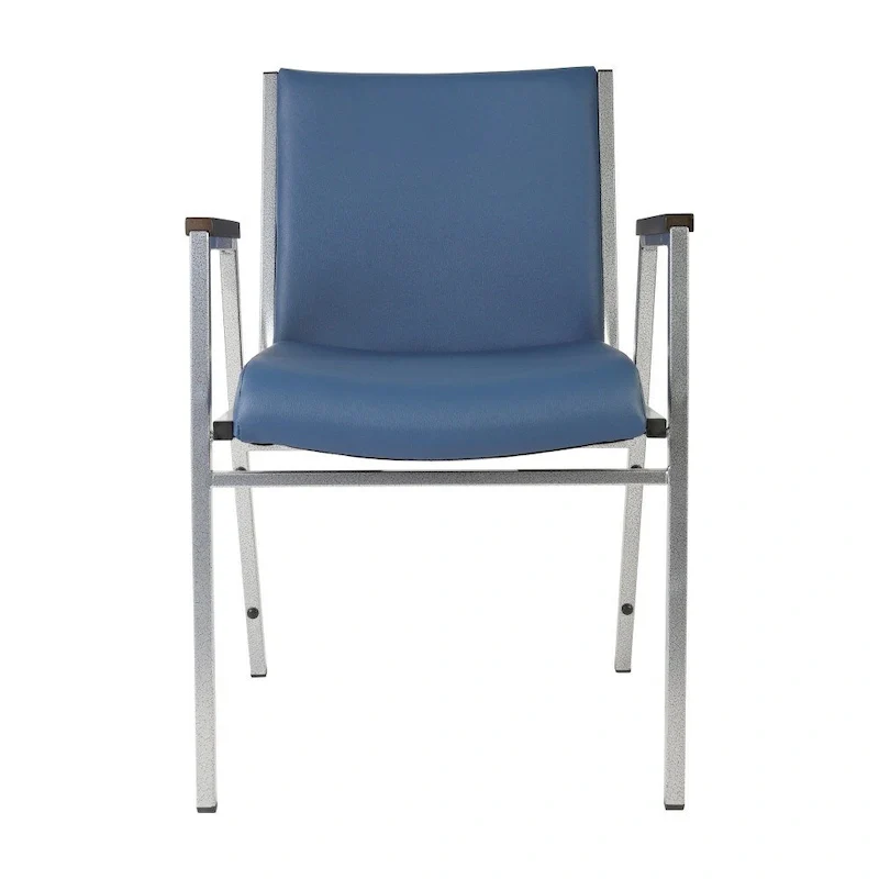 Heavy Duty Stack Chair with Arms - 21D x 21W x 31H