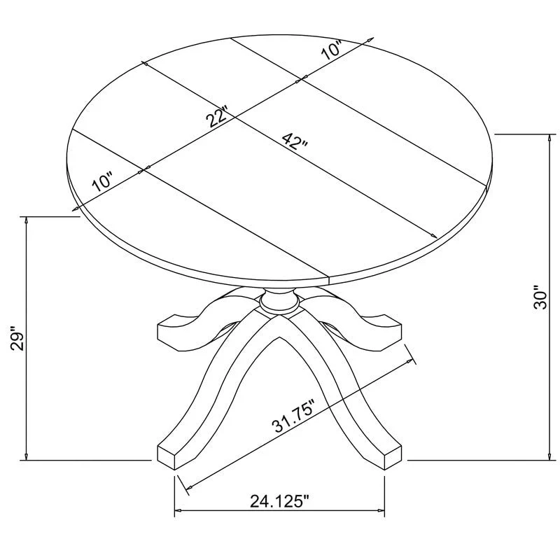Piedmont Drop Leaf Table