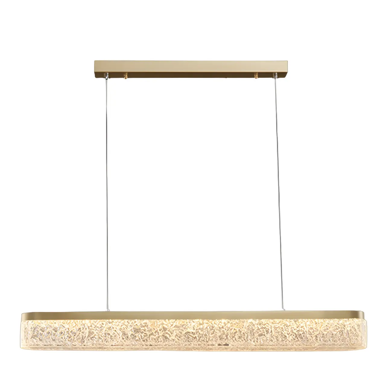 Modern Gold 3-Gear Dimming LED Kitchen Island Pendant Light