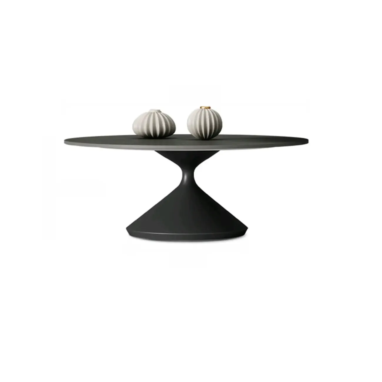 White Round Nesting Coffee Table with Modern Simple Style