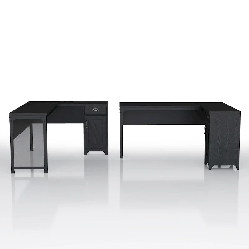 Farmhouse 61-inch L-shape Desk