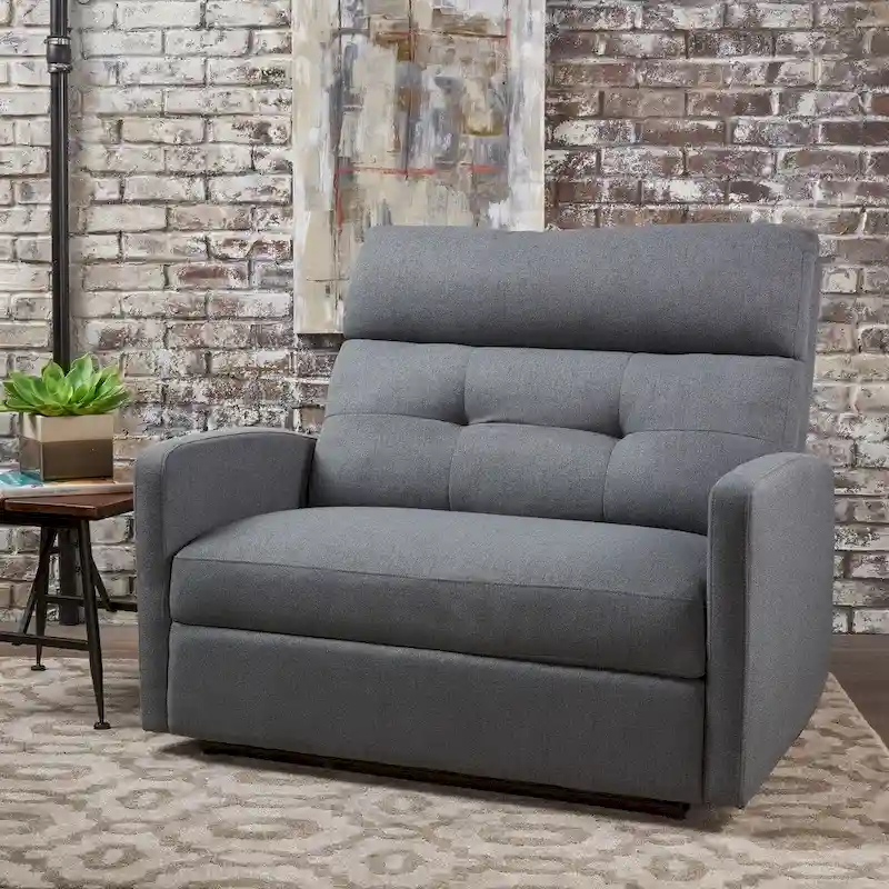 Halima Fabric 2-seater Recliner Club Chair by Christopher Knight Home