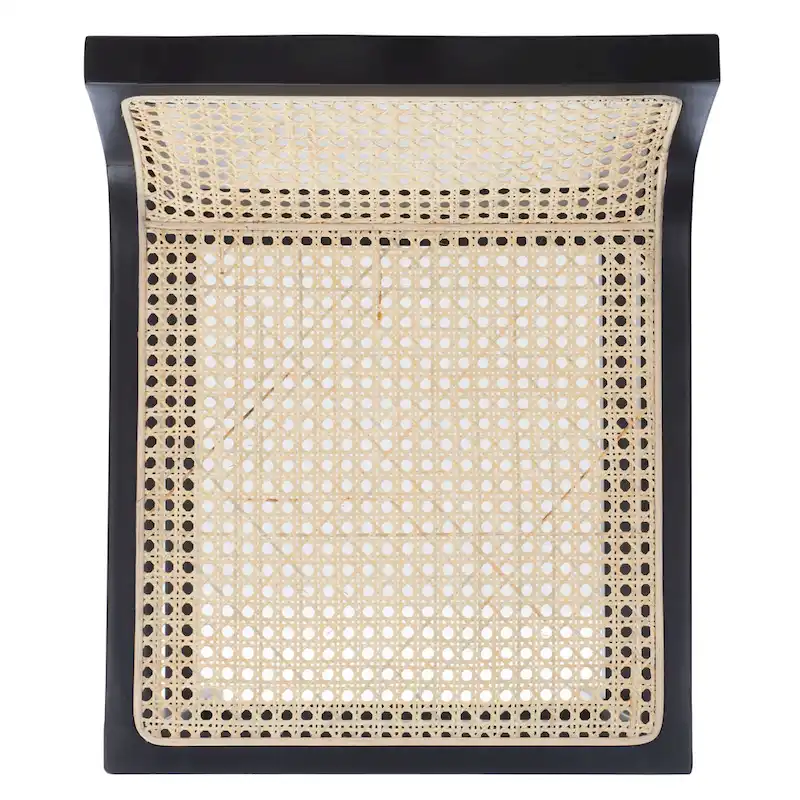 Natural Cane Low Back Counter Stool