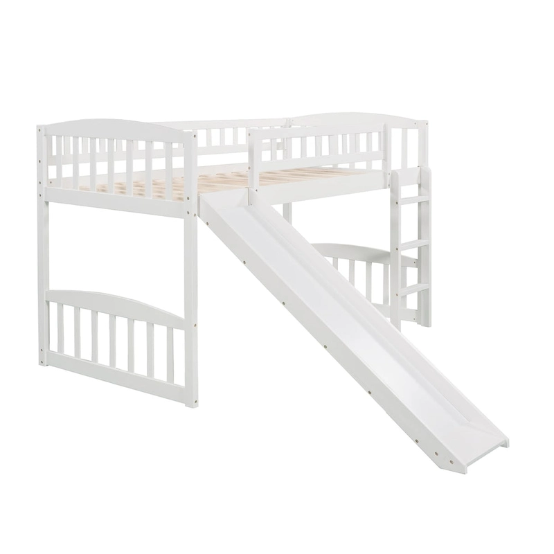 Loft Bed with Slide and Ladder