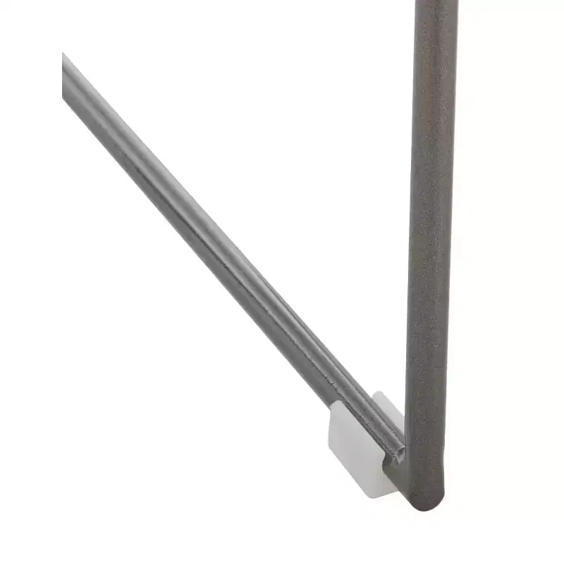 Bryant Acrylic Barstool - SFV2564 - Smoke Grey/Gunmetal - Safavieh Couture
