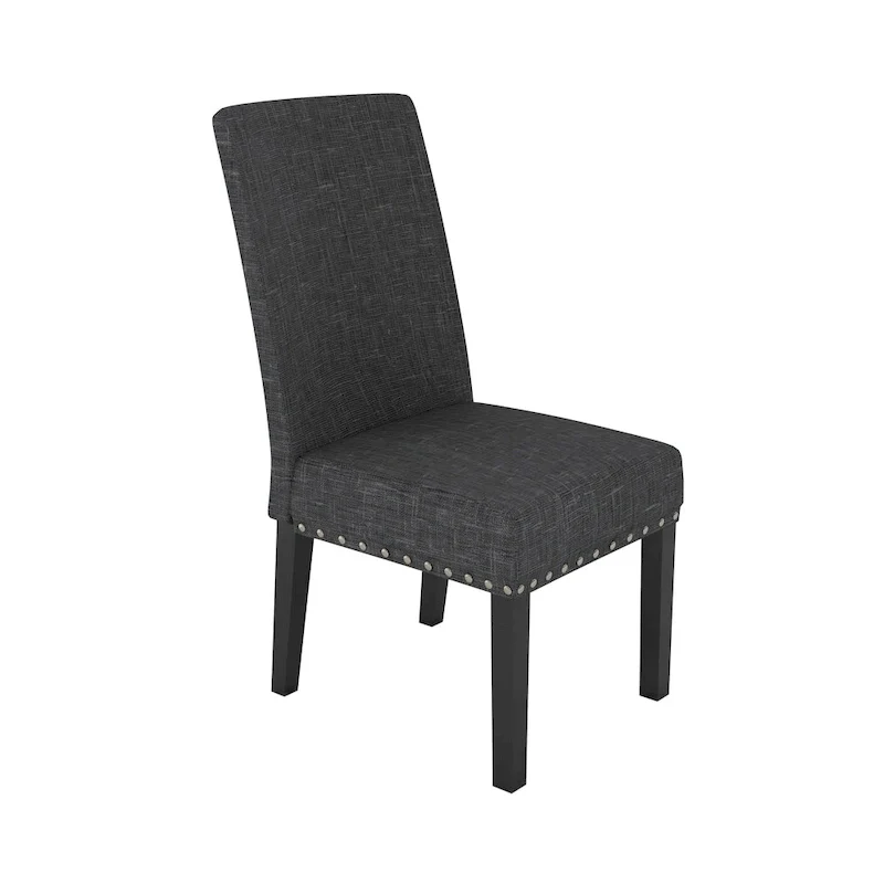 Copper Grove Humboldt Nailhead-trim Fabric Dining Chairs (Set of 2)