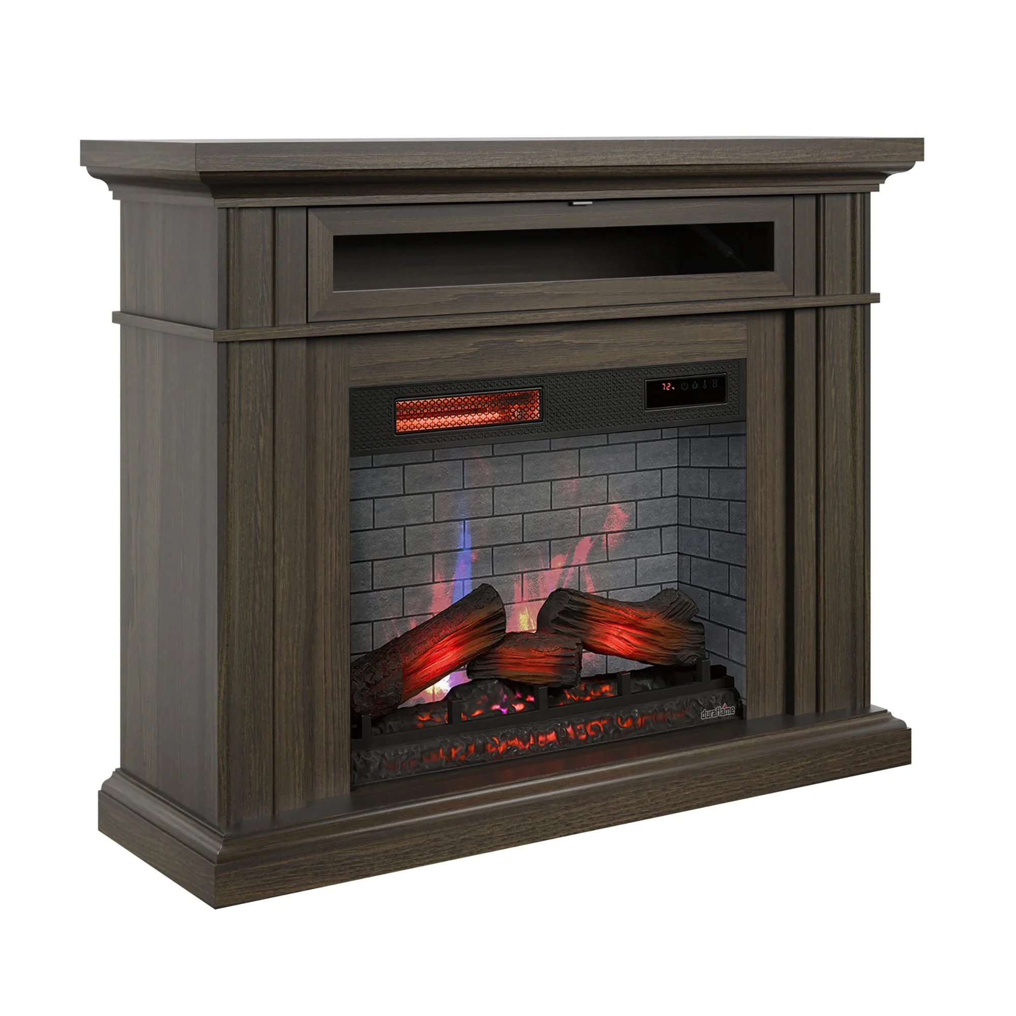 duraflame? 3D Flame Effect Electric Fireplace Wall Mantel