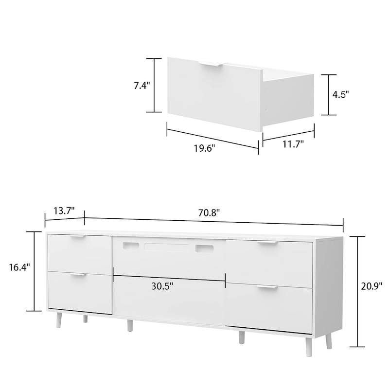 Electric Fireplace TV Stand Entertainment Center Remote Control