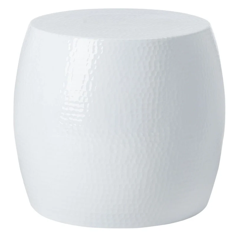 Helaine Silver Round Table - 15 W x 15 D x 16 H - 15Wx15Dx16H