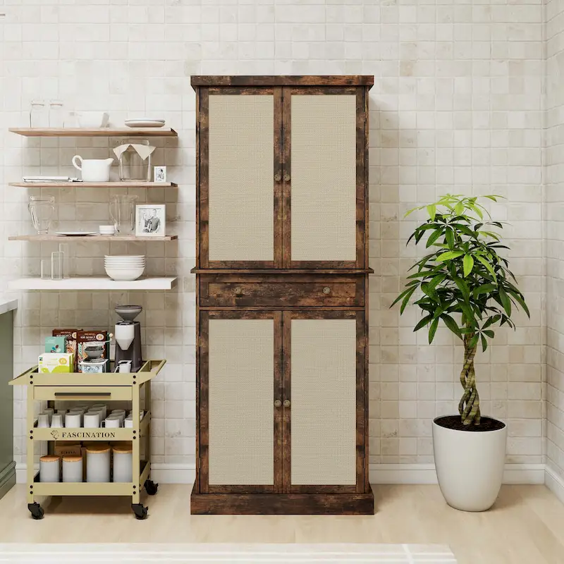 4 Door Cabinet with 1 Drawer