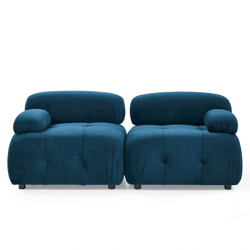 Blue 93  Modular L-Shaped 4-Seater Sofa with Reversible Ottoman