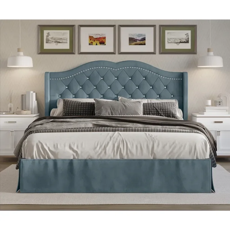 Bruce Tufted Upholstered Platform Bed