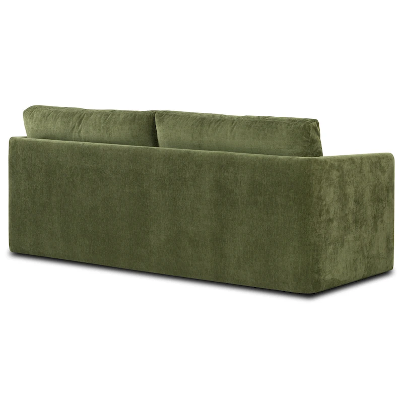 Poly & Bark Lea 90 Sofa - Includes 2 Bloster Pillows and Removable Cushion Covers