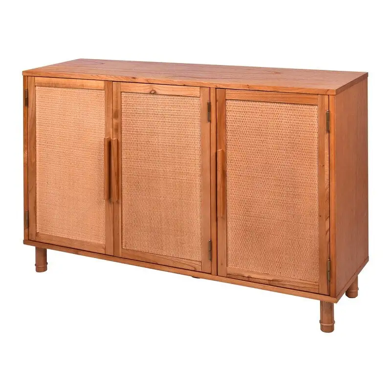 Hopper Studio Delancey Light Blond 3 Door Cabinet