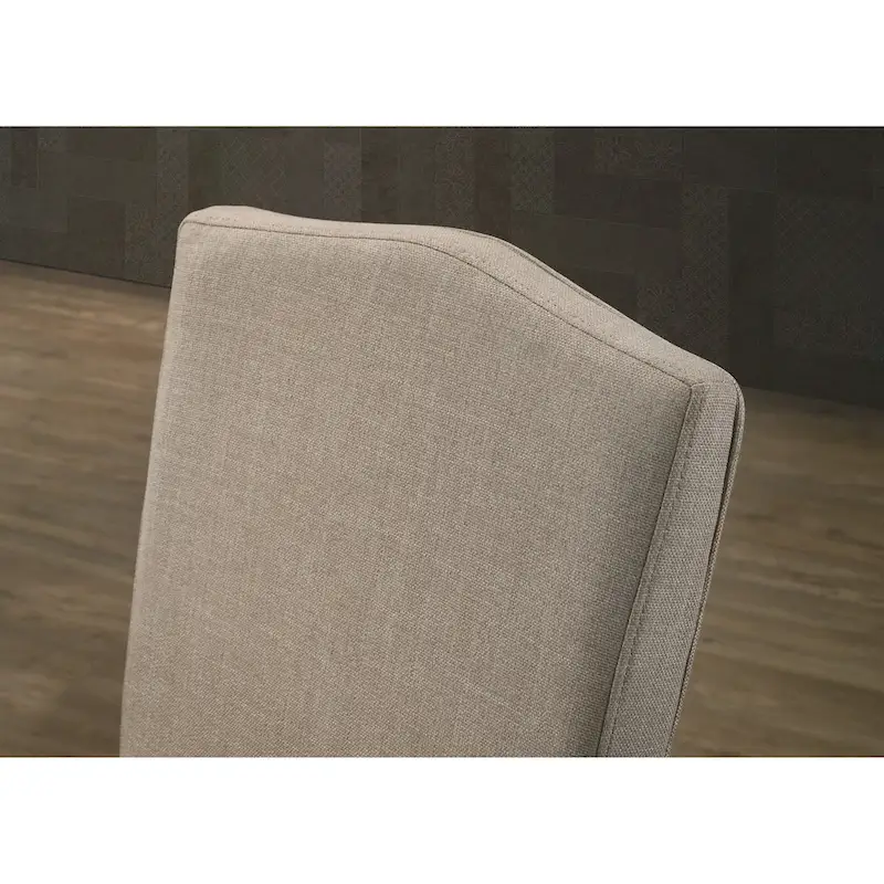 Roundhill Furniture Breda Antique Gray and Dark Oak Finished Wood Dining Set, Table with Six Chairs