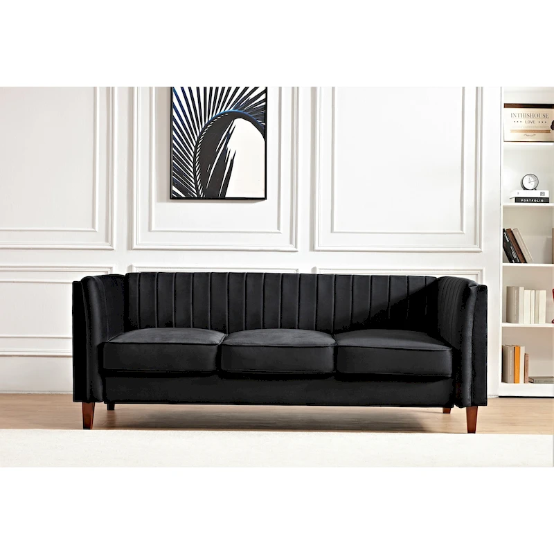 Line Tufted Square Design Sofa