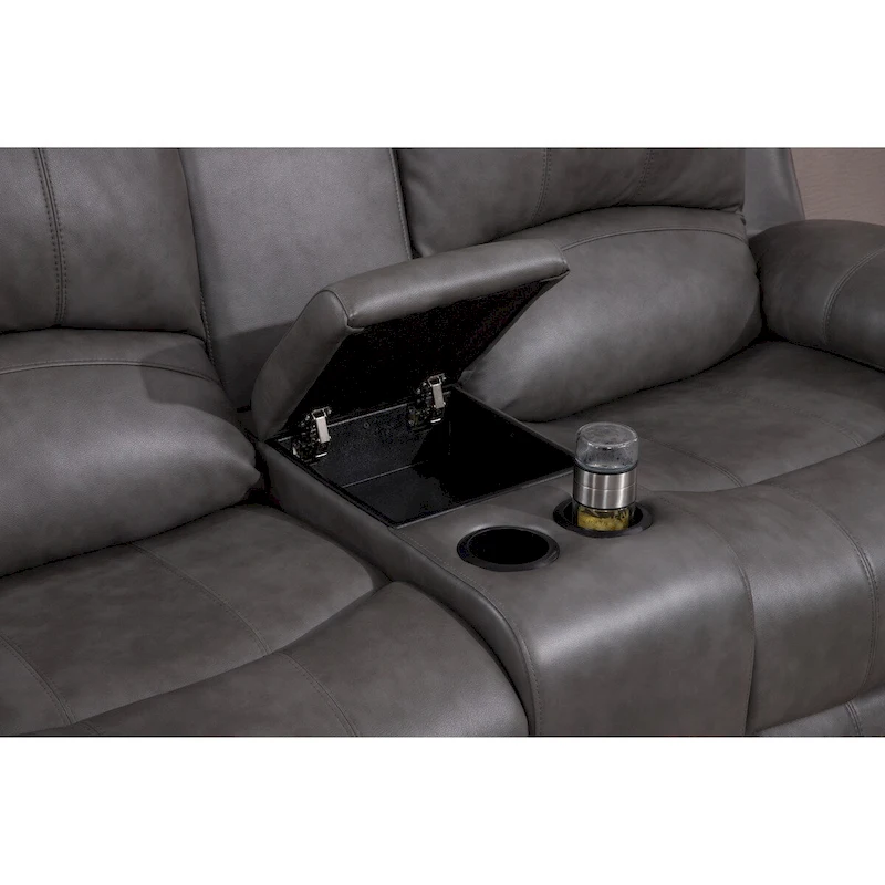 Betsy Furniture 2 Piece Bonded Leather Reclining Living Room Set, Sofa and Loveseat